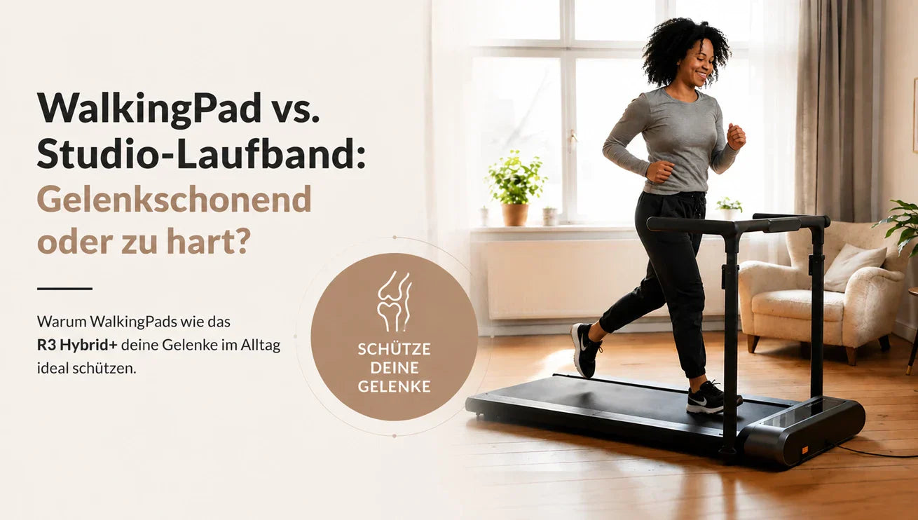 WalkingPad vs. Studio-Laufband: Gelenkschonend oder zu hart?