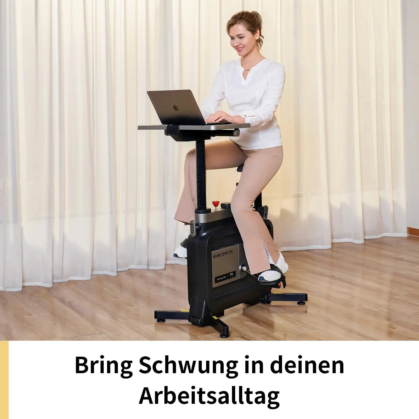 W1B Mini Heimtrainer für unter den Schreibtisch, bis 120 kg belastbar