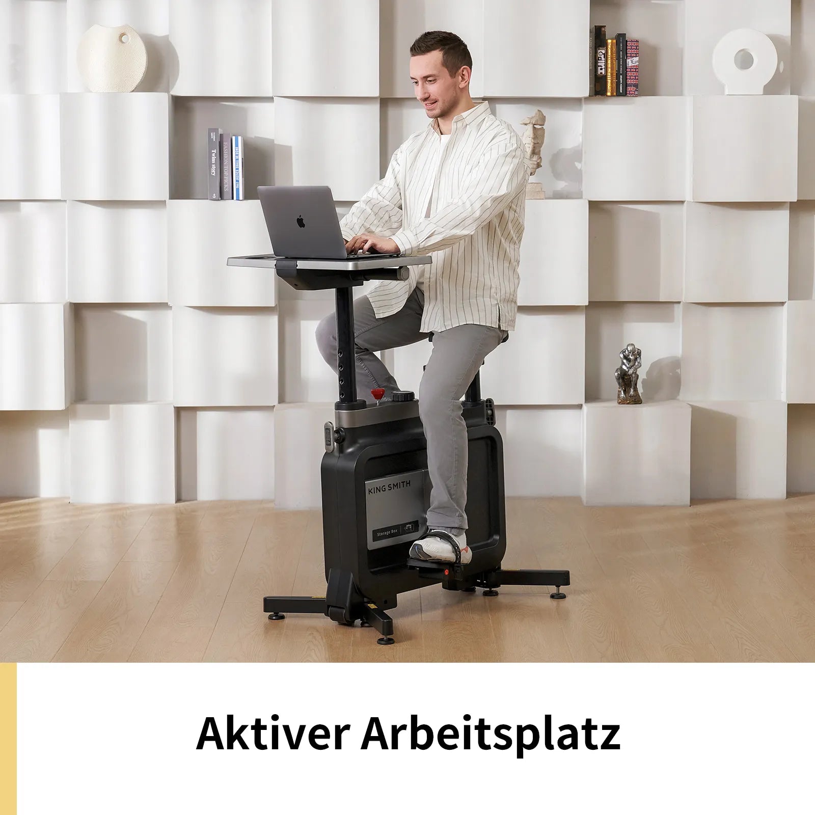 W1B Mini Heimtrainer für unter den Schreibtisch, bis 120 kg belastbar