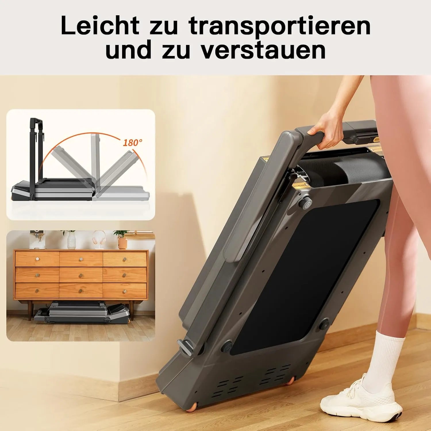 WalkingPad Z3 Hybrid+ Klappbares Laufband für Schreibtisch