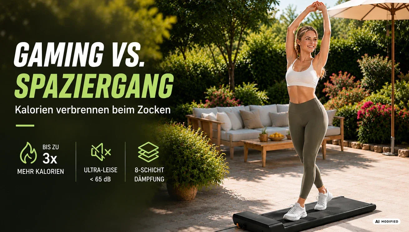 Gaming vs. Spaziergang: Kalorien verbrennen beim Zocken
