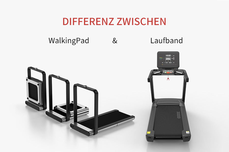 Was ist der Unterschied zwischen einem Laufband und einem WalkingPad?