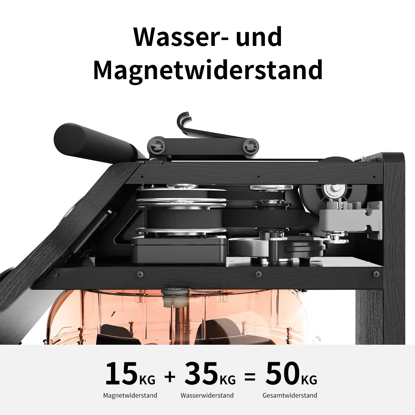 WM10 Wasser- & Magnet-Rudergerät, bis 150 kg belastbar