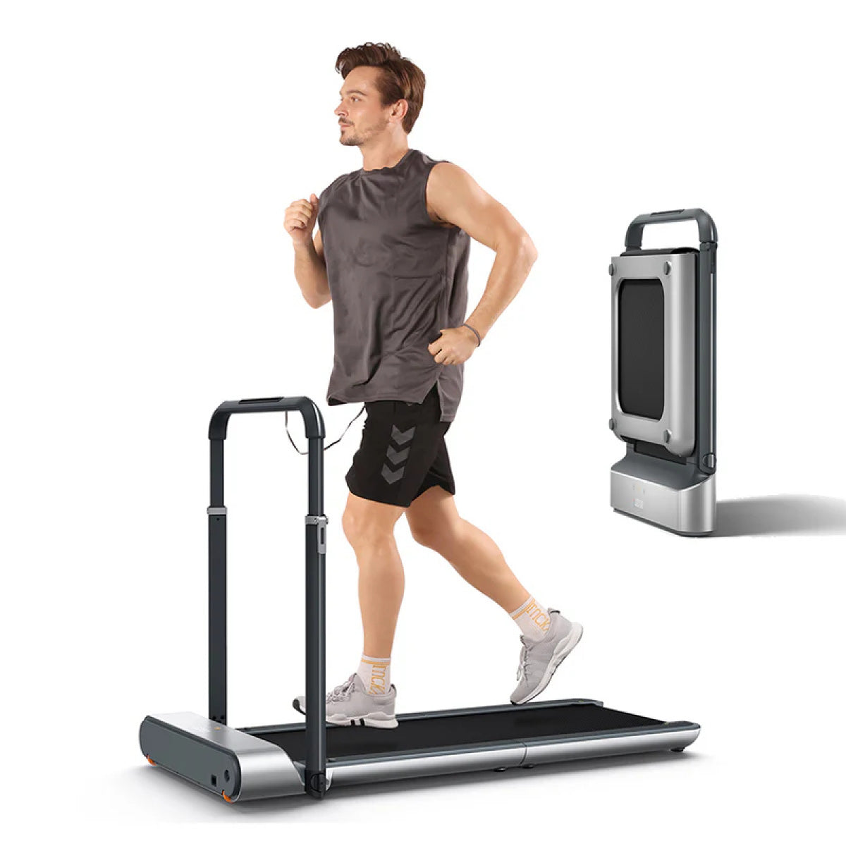 Das Kingsmith WalkingPad R1 Pro ist ein leichtes, klappbares Laufband, ideal für Zuhause, Homeoffice oder Büro. Mit innovativer Falttechnik für platzsparende Aufbewahrung, geräuschreduziertem, leisen Motor und flexibler Steuerung über Fernbedienung, App oder Automatikmodus ist es perfekt für Gehen und Laufen.
