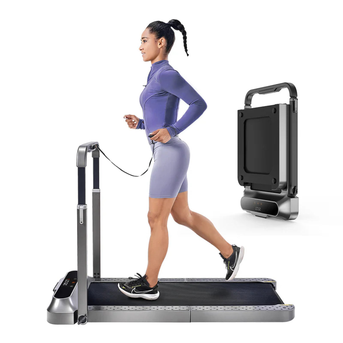 Das WalkingPad R2/R2H ist das platzsparende Laufband für Zuhause und Büro. Mit klappbarem Design, intelligenter Fußsteuerung und leisem Motor bietet es flexibles Training im Geh- und Laufmodus. Der robuste Aluminiumrahmen und die Stoßdämpfung garantieren ein komfortables Workout – ideal für kleine Wohnungen oder das Home Office.
